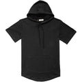 Dubinik®Short Sleeve Hoodie Lightweight Soft Cotton Moisture Wicking Kangaroo Pocket Short Sleeve Hoodie For Men