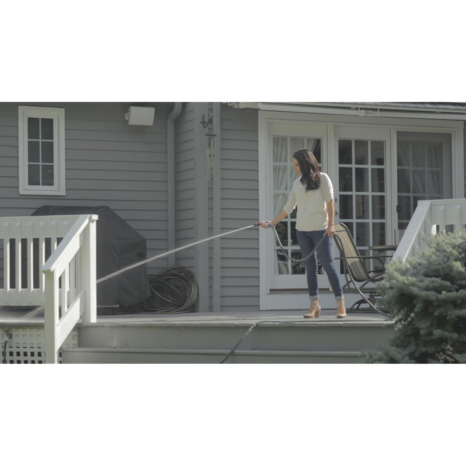 Zero-G 4001-50 Lightweight, Ultra Flexible, Durable, Kink-Free Garden Hose, 5/8-Inch By 50-Feet,Black