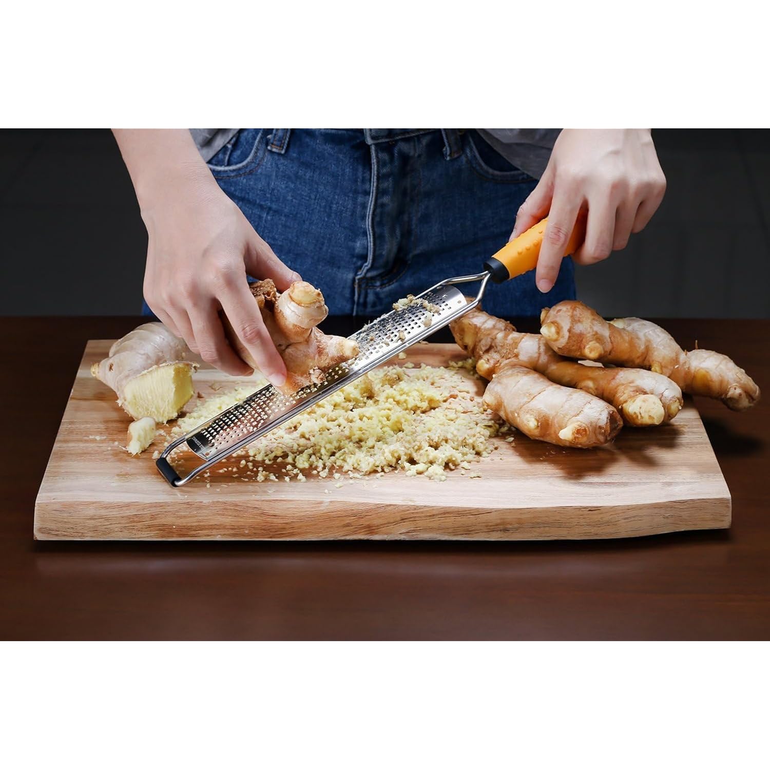 Deiss Pro Lemon Zester & Heavy Duty Cheese Grater & Vegetable Grater - Parmesan Cheese Lemon, Garlic, Nutmeg, Chocolate, Fruits, Vegetables, Ginger Grater - Cheese Shredder & Stainless Steel Grater