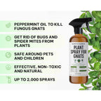 Kate'S Garden Plant Spray For Insects & Getting Rid Of Gnats. Fungus Gnat Killer & Bug Spray For Indoor Plants (16Oz, Pet Safe, Non Toxic)