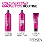 Redken Color Extend Magnetics Shampoo For Color-Treated Hair - Gently Cleanses & Protects Color, With Amino Acid, Sulfate-Free Shampoo