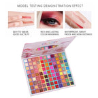99 Colors Eyeshadow Palette, Colorful Eyeshadow Palette, Professional Matte Shimmer Glitter Rainbow Makeup Pallet, Colorful Long Lasting Highly Pigmented Eye Shadow Gifts Mother'S Day For Women