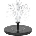 Solar Fountain, 1.5W Solar Bird Bath Fountains Pump Floating Solar Powered Water Fountain With 6 Nozzles And Fixer, Solar Fountain For Bird Bath, Outdoors, Garden, Pond, Pool