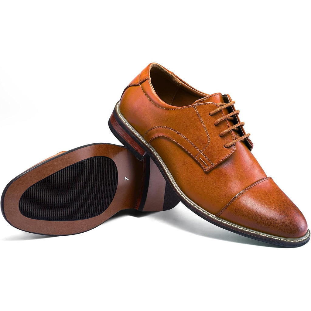 Mens Dress Shoes Wingtip Formal Oxford Shoes For Business Wedding