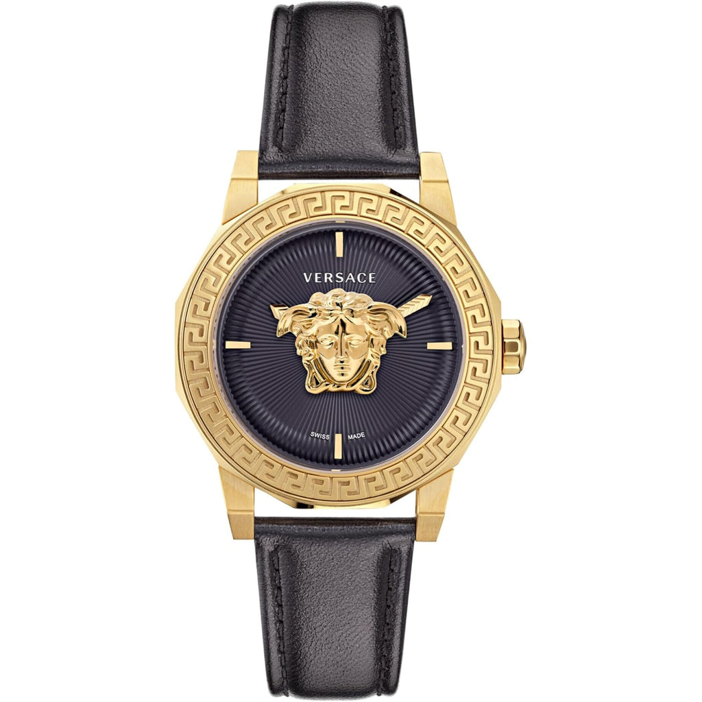 Versace Medusa Deco Leather Watch