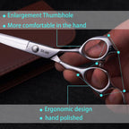 Hair Cutting Scissors Professional Barber Shears, Hairdresser Scissor Made Of Stainless Steel For Hairdressing Salon And Home Use Extremely Very Sharp Ergonomic Design