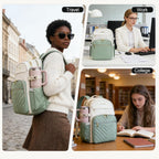 Vankean 15.6 Inch Laptop Backpack For Women Large Capacity Waterproof