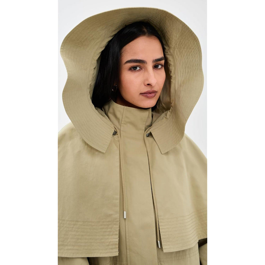 Sea Women'S Odessa Workwear Mid-Length Cape Coat