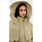 Sea Women'S Odessa Workwear Mid-Length Cape Coat
