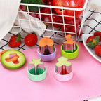 Vegetable Cutter Shapes Set (8 Pack) – 1.5" Stainless Steel Mini Cookie & Fruit Cutters For Kids, Bento Lunch, Sandwich, Fondant, Cheese, Baking & Food Prep