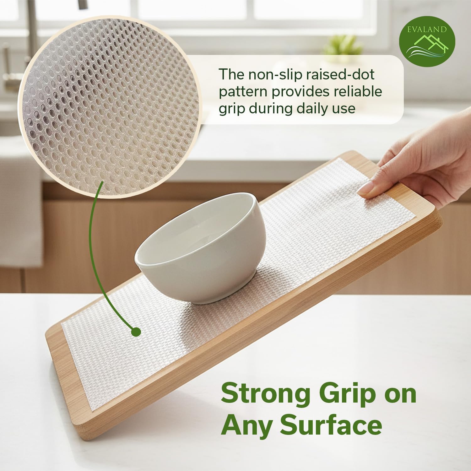 Shelf Liners For Kitchen Cabinets Non-Adhesive 17.7" X 33 Ft Clear Drawer Liner Non Slip, Washable Cabinet Liner, Waterproof Shelf Liners For Cabinets, Refrigerator Bathroom Pantry - Thickened