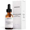Maelove Glow Maker Vitamin C Serum With Vitamin E, Ferulic Acid & Hyaluronic Acid, Award-Winning Brightening And Hydrating Facial Serum, Unscented, 1.0 Fl Oz