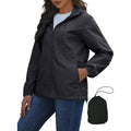 Lightweight Rain Jacket Women Packable Wind Breaker Light Rain Jacket Women Waterproof Travel Raincoat S-Xxl