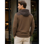 Jmierr Men Hoodie Zip Up Casual Drawstring Hooded Jacket With Pockets Workout Hiking Sweatshirt