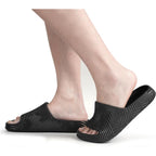 Weweya Slides For Women And Men - Bathroom Shower Shoes - Non Slip House Slippers - Lightweight Beach Sandals
