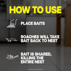 Raid Double Control, Large Roach Baits, 8 Ct (1)