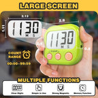 Classroom Timers For Teachers Kids Large Magnetic Digital Timer Teacher Supplies 2 Pack-Blue Green