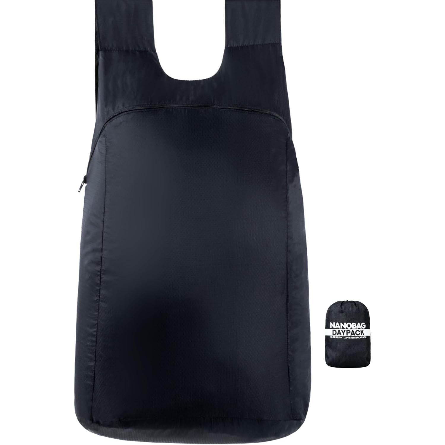 Nanobag Daypack 16L Ultralight Packable Foldable Travel Backpack For Hiking | Portable Collapsible Pocket-Size Backpack With Ykk Zipper, Water-Repellent Ripstop Nylon And Wide Comfortable Shoulder Straps