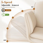 Criss Cross Chair With Wheels & Armrests,Comfy Wide Vanity Chair,Scratch-Resistant Pu Leather Cross Legged Desk Chair,Height Adjustable Computer Office Desk Chairs For Home,Makeup,Bedroom