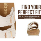 Project Cloud Comfortable Sandals Women - Lightweight With Plush & Soft Insole Buckle Womens Sandals - Non Slip And Durable Fashion Platform Frayed Sandal For Women 2026 (Light)