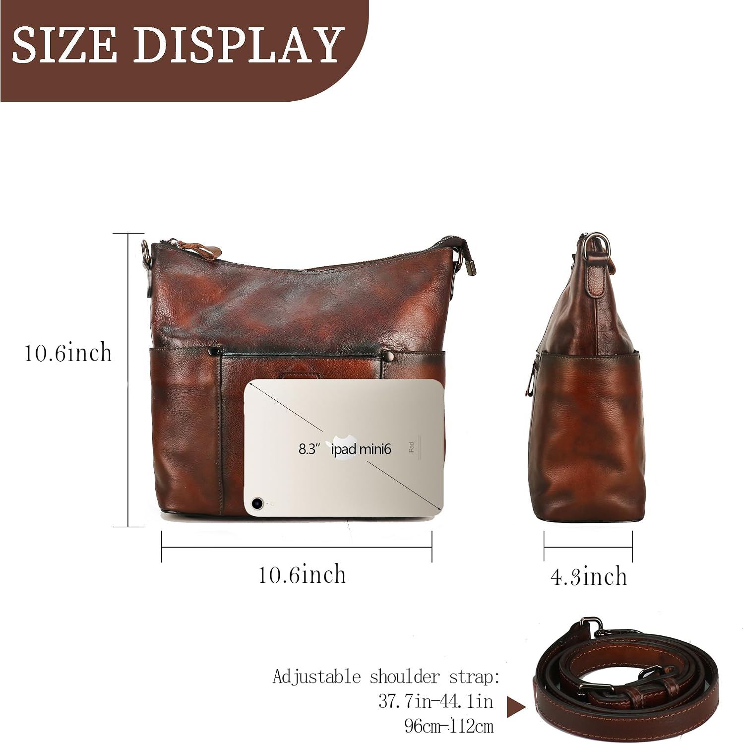 Hobo Bag For Women Crossbody Bag Purse And Handbag Leather Shouler Bags