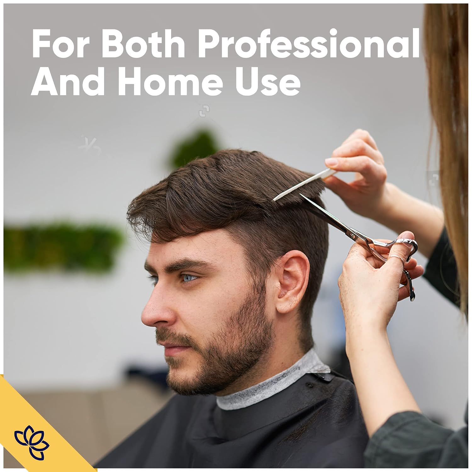 Equinox Professional Razor Edge Series Barber Hair Cutting Scissors - Japanese Stainless Steel Salon Scissors - 6.5” Overall Length - Fine Adjustment Tension Screw - Premium Shears For Hair Cutting