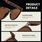 Polarized Sunglasses for Women Trendy Womens Sunglasses Classic Retro Designer Sun Glasses UV Protection Shades