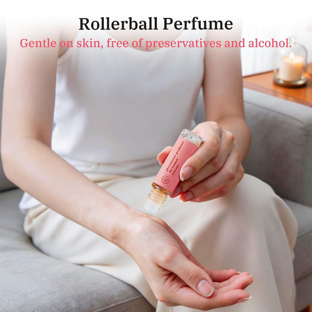 Pheromone Perfume for Women,Long-Lasting Vanilla Roll-On,Alluring Essential Perfume Oil for a Memorable Presence 0.34 fl.oz(10ml)
