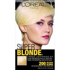 L'Oreal Paris Super Blonde Creme Lightening Kit, 200 Bleach Blonde