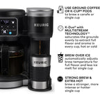 Keurig K-Duo Hot & Iced Single Serve & Carafe Coffee Maker, MultiStream Technology, 72oz Reservoir (Gen 2)
