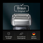 Braun Series 8 83M Electric Shaver Head Replacement Cassette, Silver