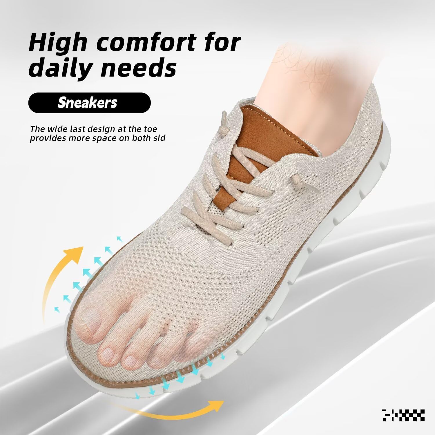 Men'S Casual Dress Shoes Fashion Walking Sneakers Mesh Business Oxfords Work Lightweight Soft Sole