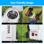 Battery Powered Backpack Sprayer 4 Gallon, 21V 2.6Ah Electric Weed Pump Sprayer With 6 Nozzles, Telescopic Wand (Stainless Steel + Plastic) For Garden Weed Lawn Yard Clean, Charger Included