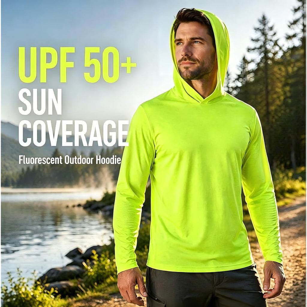 Gary Com 5 Packs Men Long Sleeve T-Shirts Quick Dry Athletic Running Activewear Workout Hoodies Upf 50+ Uv Sun Protection