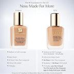 Estée Lauder Double Wear Stay-In-Place Foundation Makeup | 36-Hour Long-Wear Oil-Free Liquid Matte Foundation | Hydrating, Breathable, Buildable | New Formula