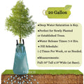 Tree Watering Bag, 20 Gallon Slow Release Tree Watering Bags-Drip Irrigation Bag For Newly Planted Or Established Trees (3 Pack)