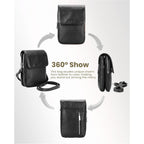 befen Genuine Leather Crossbody Bags for Women, Cell Phone Cross body Purse Bag with RFID Blocking Card Slots