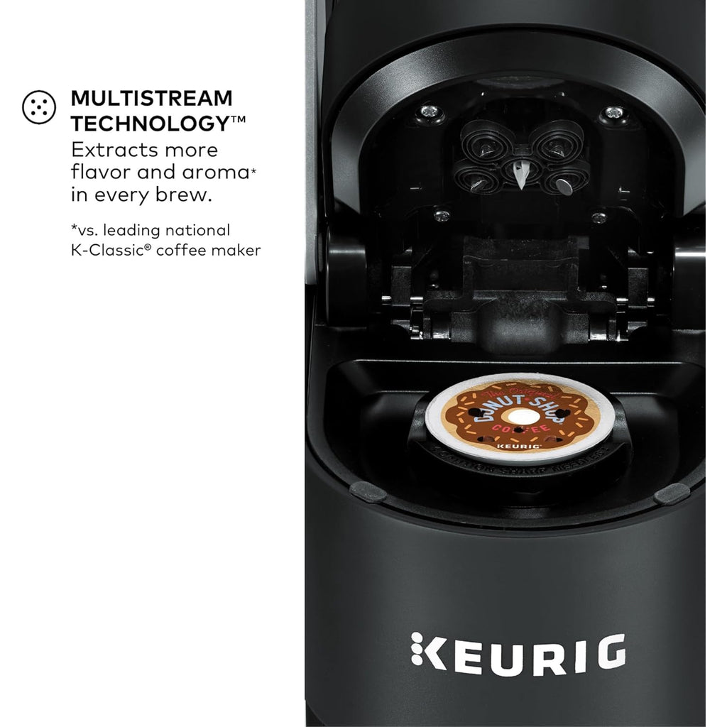 Keurig K-Supreme Single Serve K-Cup Pod Coffee Maker, MultiStream Technology, 4 Brew Sizes, 66oz Dual-Position Removable Reservoir, Black