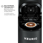 Keurig K-Supreme Single Serve K-Cup Pod Coffee Maker, MultiStream Technology, 4 Brew Sizes, 66oz Dual-Position Removable Reservoir, Black