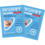 Ocusoft Lid Scrub Plus Inflation Buster – 5 Bonus Pads Included - Advanced Eyelid Cleanser For Intensive Lid & Lash Care - 35 Ct Pre-Moistened Pads
