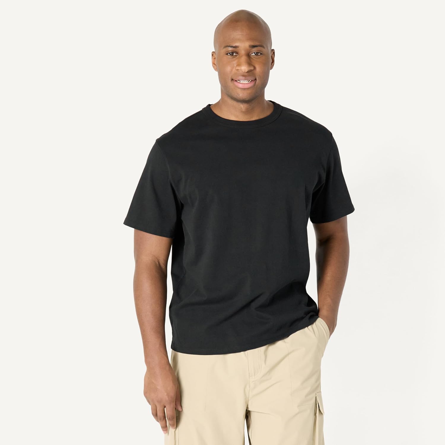 Amazon Essentials Men'S Relaxed-Fit Heavyweight Cotton T-Shirt