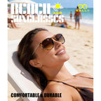 Sunglasses Womens Polarized Sunglasses-Women: Retro Round Sun Glasses with UV400 Protecion Trendy 3 Pack