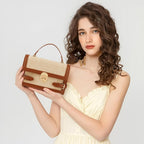 KKXIU Straw Purses for Women – Summer Beach Shoulder Purse & Clutch Handbag, Woven Crossbody Bags for Women