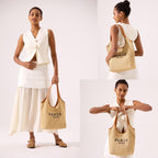 Straw Tote Bags For Women, Summer Straw Purses And Handbags Shoulder Woven Raffia Beach Bag With Coin Purse