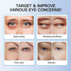 5% Caffeine Eye Cream & Retinol Under Eye Cream To Reduce Dark Circles, Puffiness, Wrinkles And Fine Lines, Anti Aging Under Eye Bags Treatment Serum For Women & Men