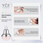 Ycz Electric Massage Eye Cream, 2-In-1 Firming Eye Moisturizer For Under Eye Care, Targets Dark Circles And Fine Lines, Deep Hydration Soothes Eye Fatigue, Suitable Lightweight Texture For Daily Use