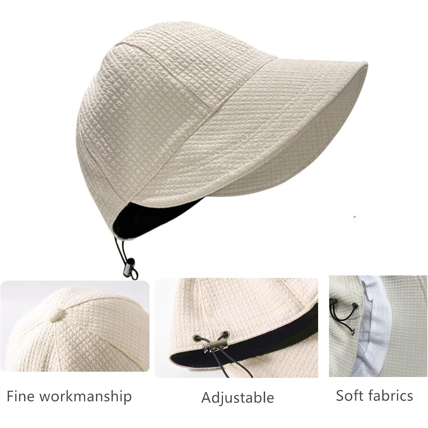 New Womens Sun Hats Women'S Outdoor Uv-Protection-Foldable Beach Hats,Wide Brim Summer Fisherman'S Caps Upf 50+