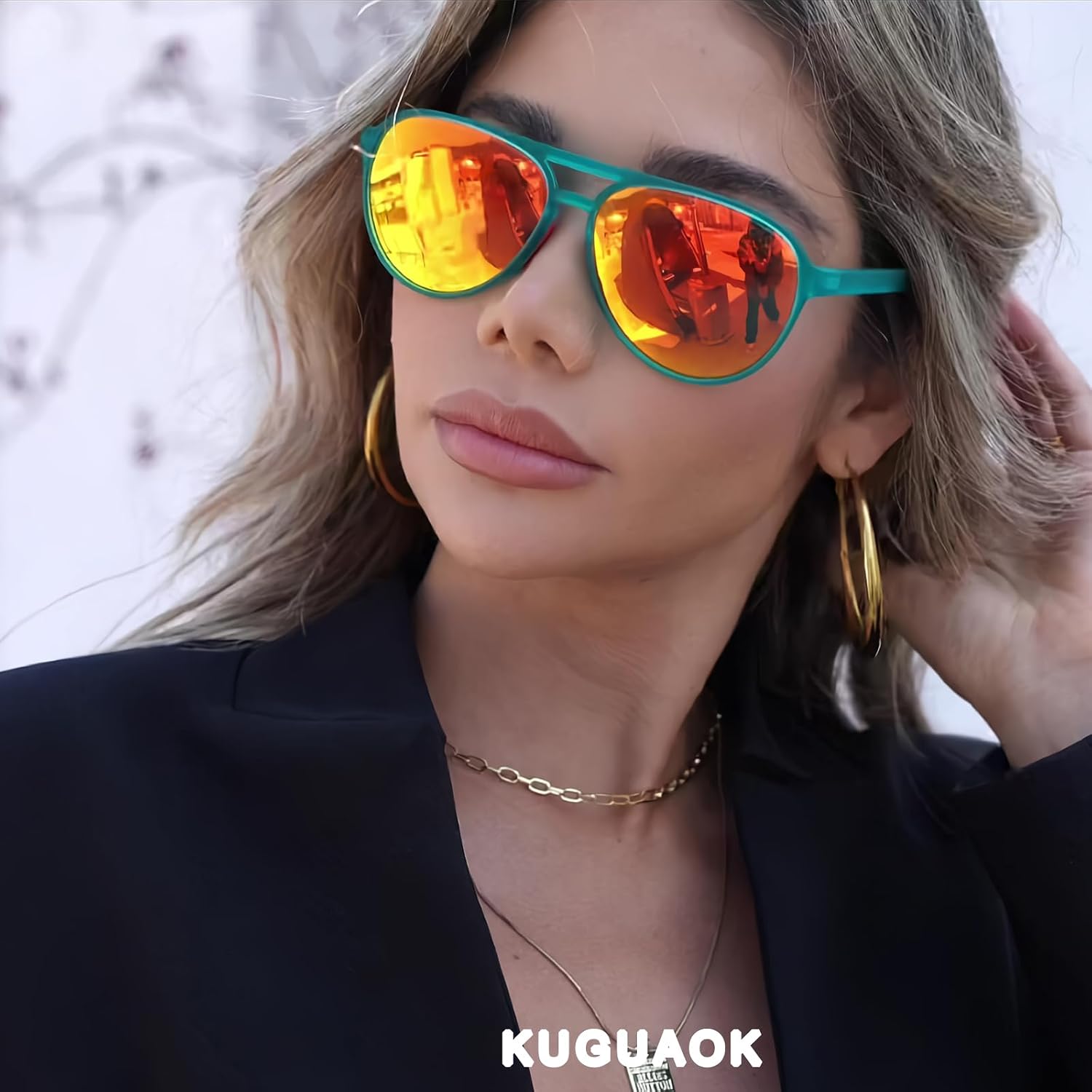 Polarized Aviator Sunglasses For Women Men Sports Style Uv400 Protection Running Sun Glasses Vintage Trendy Shades