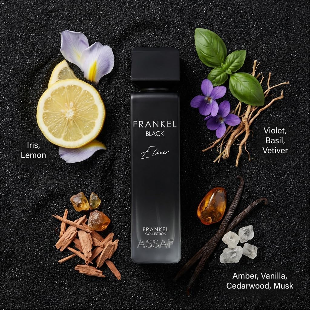 Frankel Black Elixir 200 Ml Masculine Summer Perfume | Bold & Confident Fragrance With Long-Lasting Projection