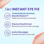 Gopure New Instant Lift Eye Gel - For The Look Of Puffiness & Bags, Wrinkles, Fine Lines And Dark Circles, Anti Aging Skin Care For Men & Women With Maxlift3 Biotech Under Eye Brightener